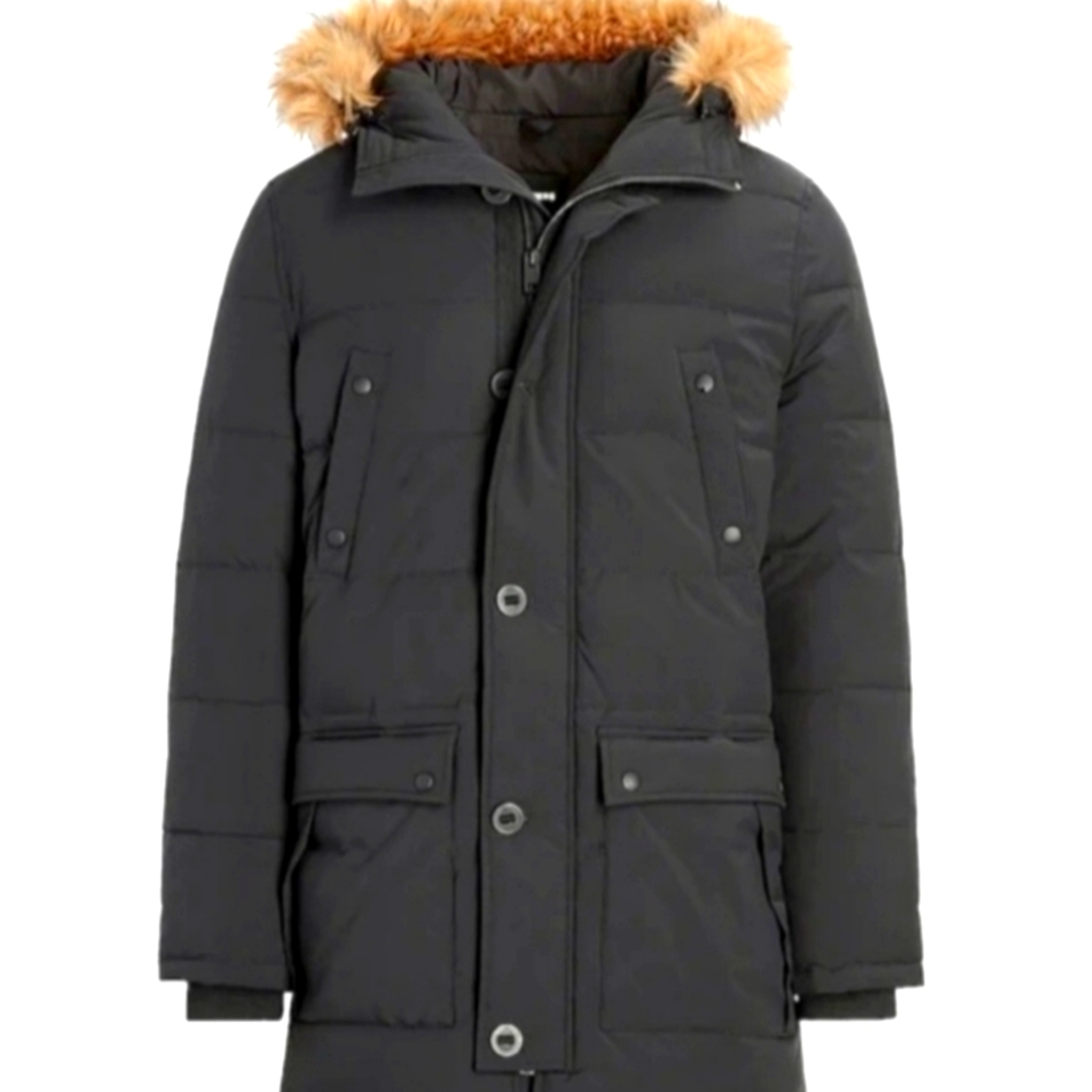 Mens Express Fur Hooded Parka